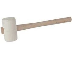 Guminis plaktukas, baltas 735g, KS Tools