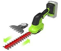 Gyvatvorių ir žolės žirklės Greenworks G24SHT; 24 V (be akumuliatoriaus ir pakrovėjo)