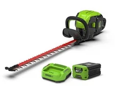 Gyvatvorių žirklės Greenworks GD60HT66K2; 66 cm; 60 V; 1x2,0 Ah akum.