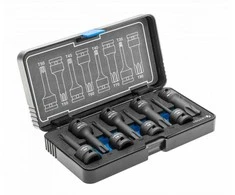 Hogert Technik Smūginių sukimo antgalių rinkinys Hogert HT6R002; 1/2''; 8 vnt.