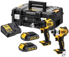 Įrankių komplektas DeWalt DCK2062S2T-QW(DCD709 + DCF809); 18 V; 2x1,5 Ah akum.