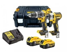 Įrankių rinkinys DeWalt DCK266P2LR-QW (DCD796 + DCF887); 18 V; 2x5,0 Ah akum.