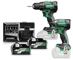 Įrankių rinkinys Hikoki KC18DEWAZ (DS18DE + WH18DE); 18 V; 2x5,0 Ah akum.