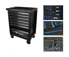 Įrankių vežimėlis su įrankiais Brilliant Tools BT153207; 207 vnt.