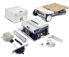 Išilginio pjovimo staklės Festool CSC SYS 50 EBI-Basic-Set; 2x 18 V; (be akumuliatoriaus ir pakrovėjo)