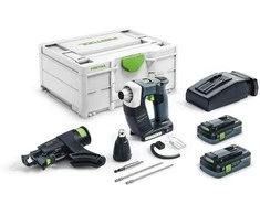 Juostinis suktuvas Festool DWC 18-4500 HPC 4,0 I-Plus DURADRIVE; 18 V; 2x4,0 Ah akum.