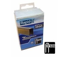 Kabės „Rapid“ 606/30, 3600 vnt. plast.p.
