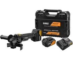 Kampinis šlifuoklis DeWalt DCG45MP2T; 18 V; 2x5,0 Ah akum.