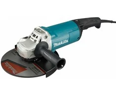 Makita GA9060RFX2 Kampinis šlifuoklis, 2200 W, 230 mm, 5,6kg, antivibracinė šoninė rankena, super flanšas
