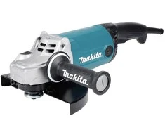 Makita GA9090N1 Kampinis šlifuoklis, 2200 W, 230 mm, 5,3kg, antivibracinė šoninė rankena