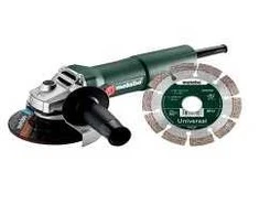 Kampinis šlifuoklis Metabo W 750-125 + priedai