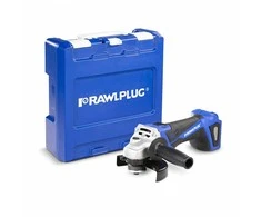 Kampinis šlifuoklis RawlPlug R-PAG18-S; 18 V (be akumuliatoriaus ir pakrovėjo)