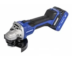 Kampinis šlifuoklis RawlPlug R-PAG18-SV-XL2; 18 V; 2x5,0 Ah akum.