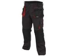 Kelnės Yato YT-80147; M; juodos/raudonos