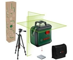 Kryžminis lazerinis nivelyras Bosch AdvancedLevel 360 set