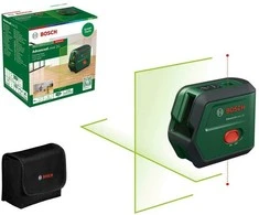 Kryžminis lazerinis nivelyras Bosch AdvancedLevel 2G