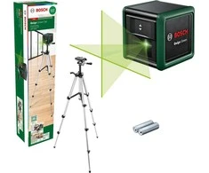 Bosch Quigo Žalias Set Kryžminių linijų lazeris