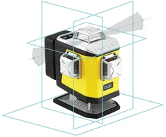 Kryžminis lazerinis nivelyras Nivel System CL5B; mėlynas