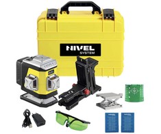 Kryžminis lazerinis nivelyras Nivel System CL3B + priedai
