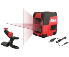 Skil Red Kryžminis lazerinis nivelyras Skil 1910 AA; 3,7 V; 1x1,2 Ah akum.