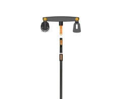 Fiskars OneClick lietvamzdžių valiklis + teleskopinis kotas L