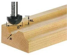 Lovelių freza Festool; 12,7/14/44 mm