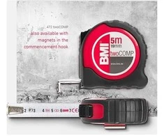 Ruletė BMI twoCOMP su magnetu (10 m)