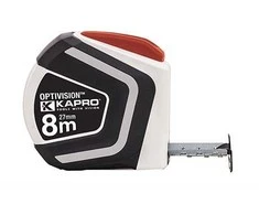 Gumuota ruletė Kapro OptiVision 8m, magnetas