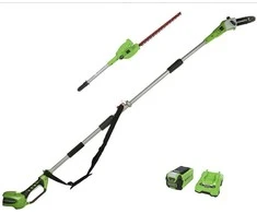 Multifunkcinis įrankis sodui Greenworks GD40PSHK2X; 40 V; 2x2,0 Ah akum.