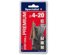 SPECIALIST+ žingsninis grąžtas PREMIUM, ⌀4-20