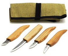 Peilių rinkinys BeaverCraft S07; 4 vnt.