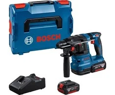 Grąžtas Bosch GBH 18V-22 2x4.0Ah, GAL 18V-40, LB