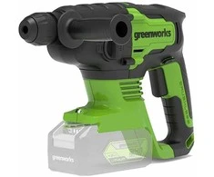 Perforatorius Greenworks GD24SDS1; 1,2 J; SDS-plus; 24 V (be akumuliatoriaus ir pakrovėjo)