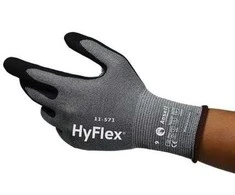 Pjūviams atsparios (D lygis) apsauginės pirštinės Ansell HyFlex® 11-571 ESD, dydis 11