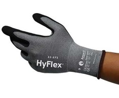 Pjūviams atsparios (D lygis) apsauginės pirštinės Ansell HyFlex® 11-571 ESD, dydis 7