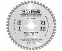 Pjovimo diskas aliuminiui CMT 296; 210x2,8x30; Z48; -6°