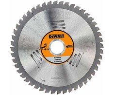 Pjovimo diskas aliuminiui DeWalt; 216x2,6x30,0 mm; Z48; -5°
