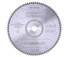 Pjovimo diskas aliuminiui Metabo FZ/TZ Aliuminio cut professional; 305x30x84 mm; -5°