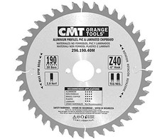 Pjovimo diskas laminatui CMT 296; 190x2,8x30; Z40; -6°