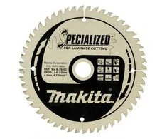 Makita T.C.T. pjovimo diskas B-33831 T.C.T • 165 x20 mm • T52 • 5° • MDF/laminatui