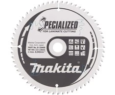 Pjovimo diskas laminatui Makita; 190x2x20,0 mm; Z60; 5°