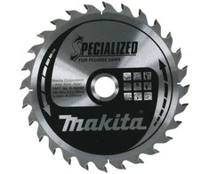 Makita T.C.T. pjūklas SPECIALIZED 165X2X20mm 15° T28 B-56758 T.C.T • 165 x20 mm • T28 • 15° • Medienai