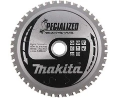 Makita T.C.T. pjūklas SPECIALIZED 165X1.75X20mm 0° T42 B-63149 T.C.T •165X1.75X20mm • 0°• T42 • Daugiasluoknėms plokštėms