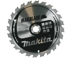 Makita T.C.T. pjūklas 216X2.4X30mm 5° T48 MAKBLADE B-39506 T.C.T • 216 x30 mm • T48 • 5° • Medienai