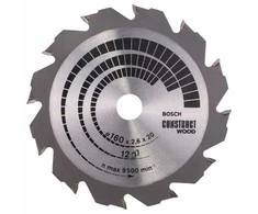 Bosch PRO Construct wood 160x20x2.6/1.6x12T