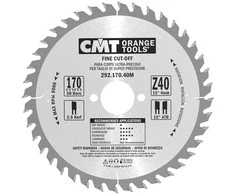Pjovimo diskas medienai CMT 292; 170x2,6x30; Z40; 15°