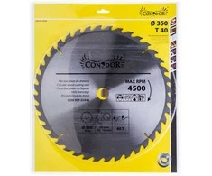 Pjovimo diskas medienai Condor CON-TCT-3504; 350 mm; Z40