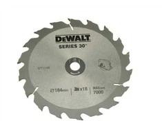 Pjovimo diskas medienai DeWalt DT1938; 184x16 mm; 18T
