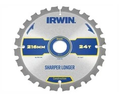 Stanley Pjovimo diskas medienai Irwin; 216x2x30,0 mm; Z24