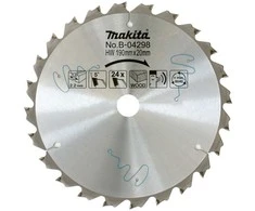 Makita T.C.T. pjūklas 190X2.2X20mm 5° T24 B-04298 T.C.T • 190 x20 mm • T24 • 5° • Medienai